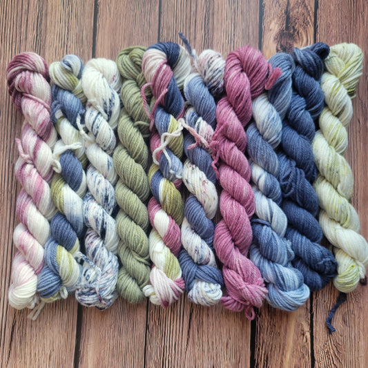 English Garden Set of 10 Muted Colorways