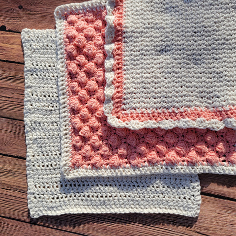 Free Crochet Pattern for a Set of Washcloths