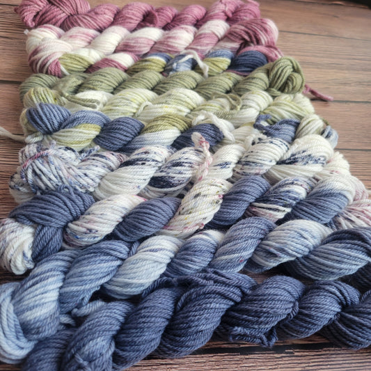 English Garden Set of 10 Muted Colorways