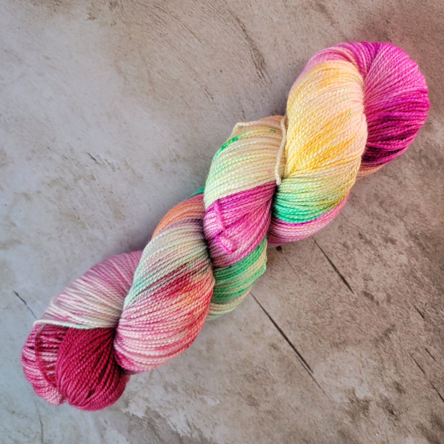 Sorbet Bright and Fun Hand Dyed Yarn